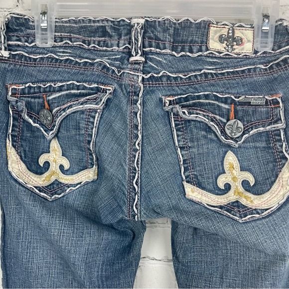 LAGUNA BEACH JEAN CO. Fleur de Lis Details Wide Stitch Detail size 27 - Picture 2 of 10